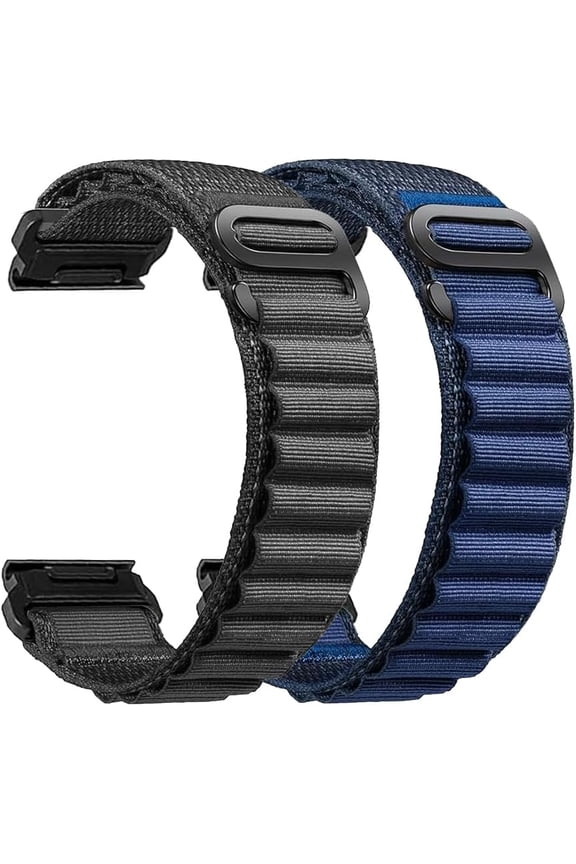 -22mm Quick Fit Nylon Watch Band for Garmin Fenix 8 47mm,for Fenix 7/7 Pro Fenix 6/6 Pro Fenix 5/5 Plus Watch Strap Garmin forerunner 965 955 945 935 745 Watch Band Approach S62/S60