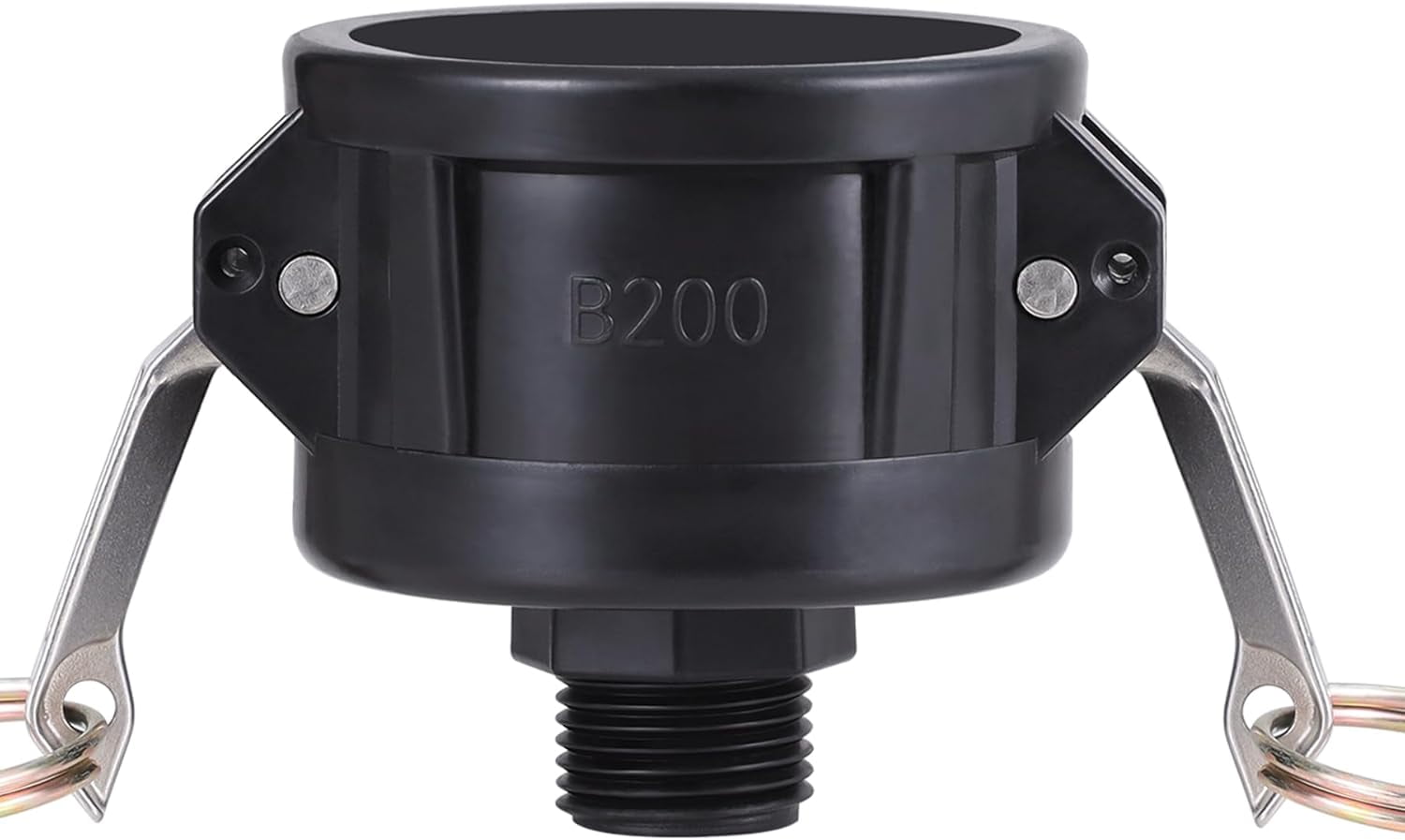 2-Inch Cam Lock IBC Tote Adapter Kit – Converts 275/330 Gallon Totes To Standard Garden Hose, With Shutoff Ball Valve & Leak-Proof Seals – Heavy-Duty Polypropylene, Easy Install