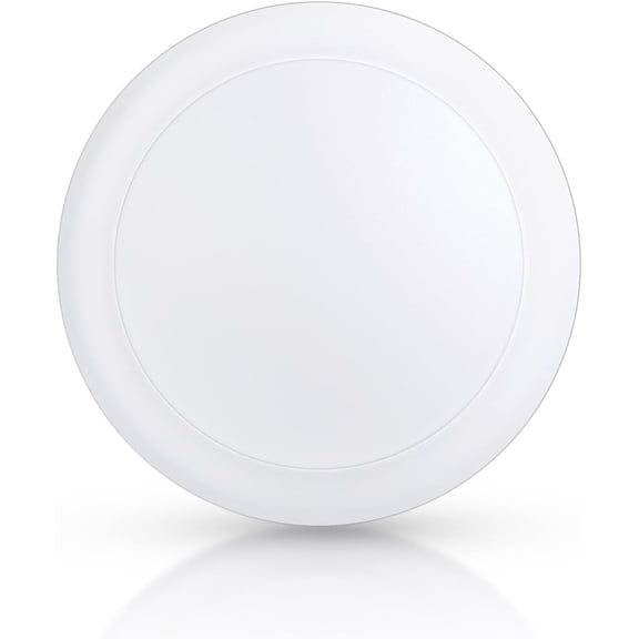 PLUHKN-6" Dimmable LED Disk Light, Flush Mount Ceiling Lights, Daylight, 16.5W 4000K Cool White 1100Lm, Surface Mount Lighting Fixture Installs into J-Box or Recessed Can, ETL & FCC Listed