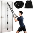 thumbnail image 1 of PLUHKN-Door Anchor Strap for Resistance Bands Multi Points Anchor With 5 Loops Rings 5.1-meter Door Buckle Strap PE bag Portable Door Resistance Bands for Home Gym Workouts, 1 of 2