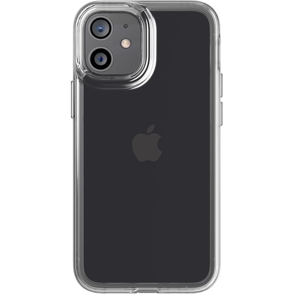 PLUHKN-Evo Clear Phone Case for Apple iPhone 12 Mini 5G with 10 ft. Drop Protection, Clear