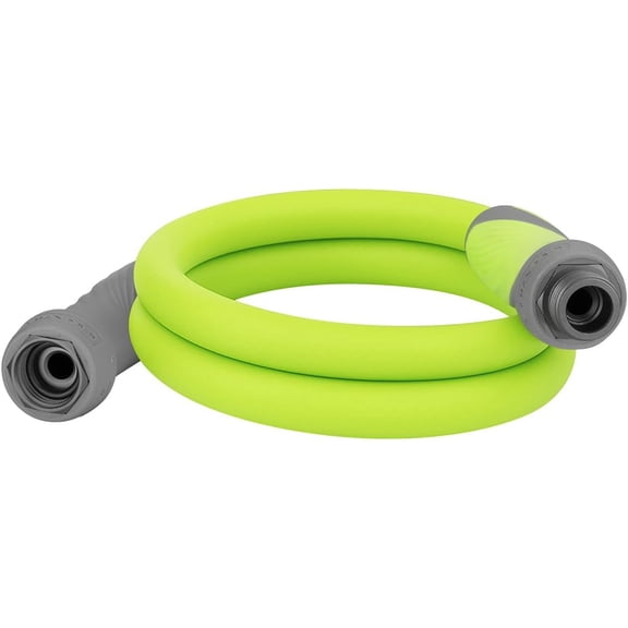 PLUHKN-Garden Lead-in Hose with SwivelGrip, 5/8 in. x 5 ft., Lightweight All-Weather Water Hose, Durable and Flexible, Leak-Free Connections