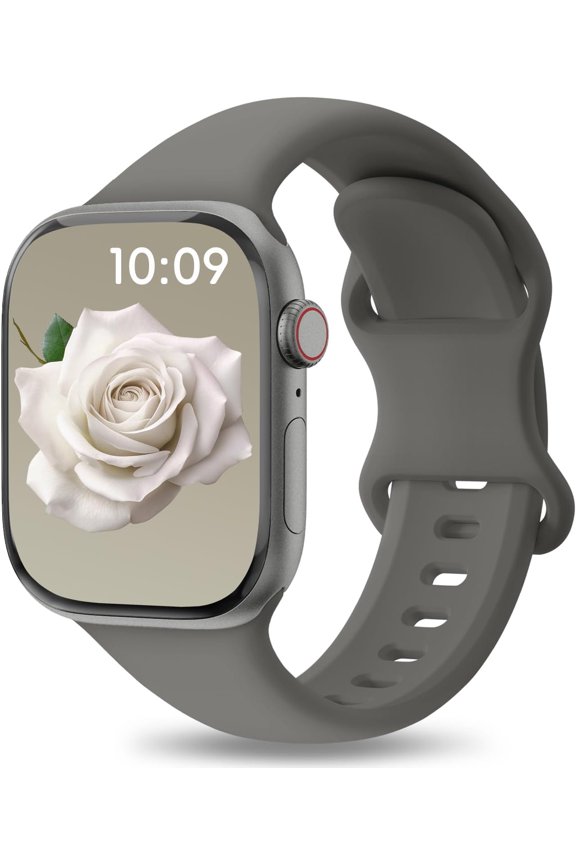 -Patenting Sport Silicone Band Compatible with Apple Watch Bands 40mm 38mm 41mm 42mm 44mm 45mm 46mm 49mm Women Men, Waterproof Soft Wrist Strap for iWatch Series 11 10 9 8 7 6 5 4 3 2 1 SE Ultr