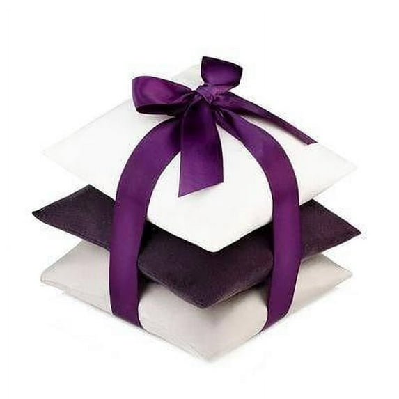 PLUM ElizabethW Silk Sachet Ribbon Tied Set of 3