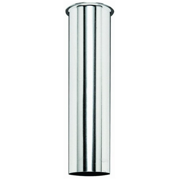PLUMB PAK 112K 1-1/2" x 8" Sink Tail Piece - 22 Gauge - Chrome Plated