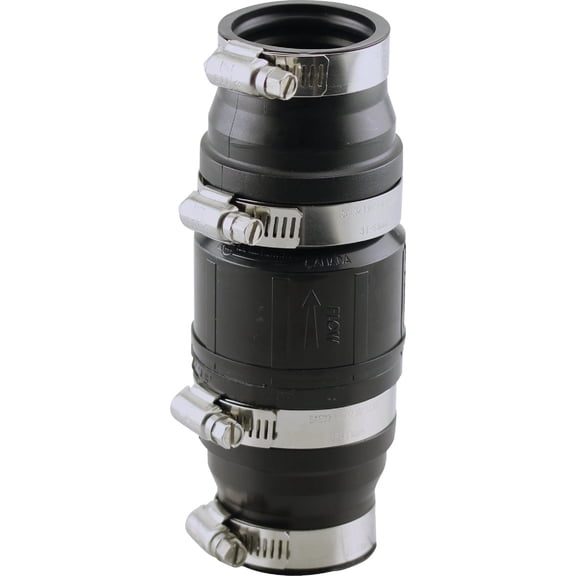Plumbeeze ABS Sump Pump Check Valve PE-SPC125-150 - Durable - 2 Pack, 1-1/4 In.