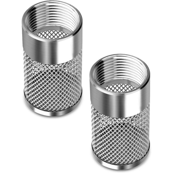 PLUMYHG-2-Pack 25MM Inlet Suction Strainer Mesh Filter Compatible with Livewell Pump, Industrial Plumbing Inline, Garden Washers Water Filter, Sprayer Garden Hose Suction Line