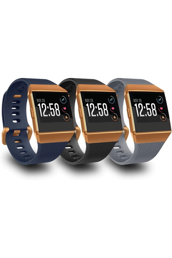 -Compatible Ionic Bands for Men Women Large Small, Replacement Strap Sport Accessory Wristband with Original Design for Ionic Smart Watch