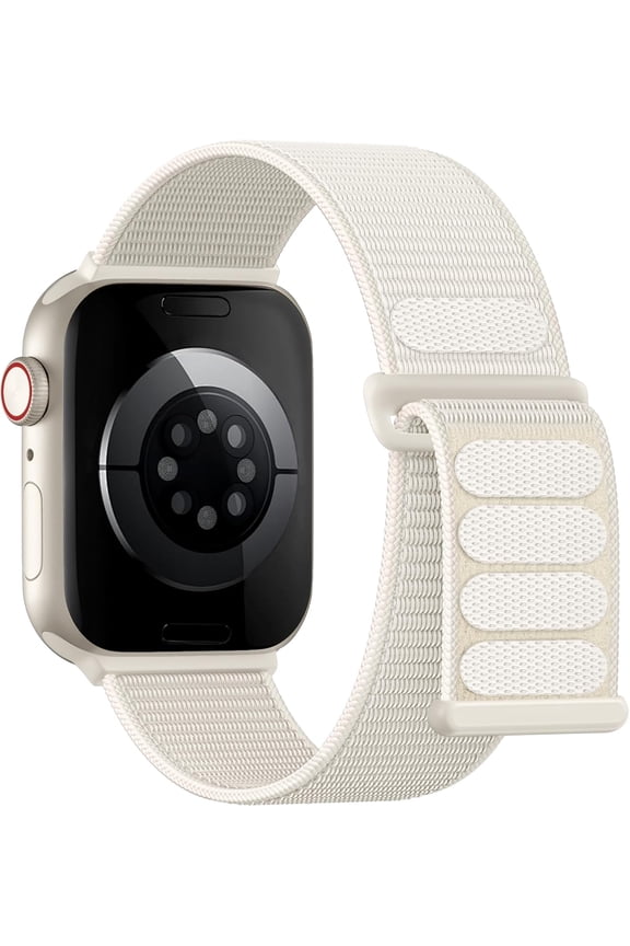 -Sport Loop Compatible with Apple Watch Bands for Women Men 40mm 41mm 42mm 38mm, Soft Breathable Nylon Wrist Straps for iWatch Bands Series 11/10/9/8/7/6/5/4 SE 3/2/1 Apricot