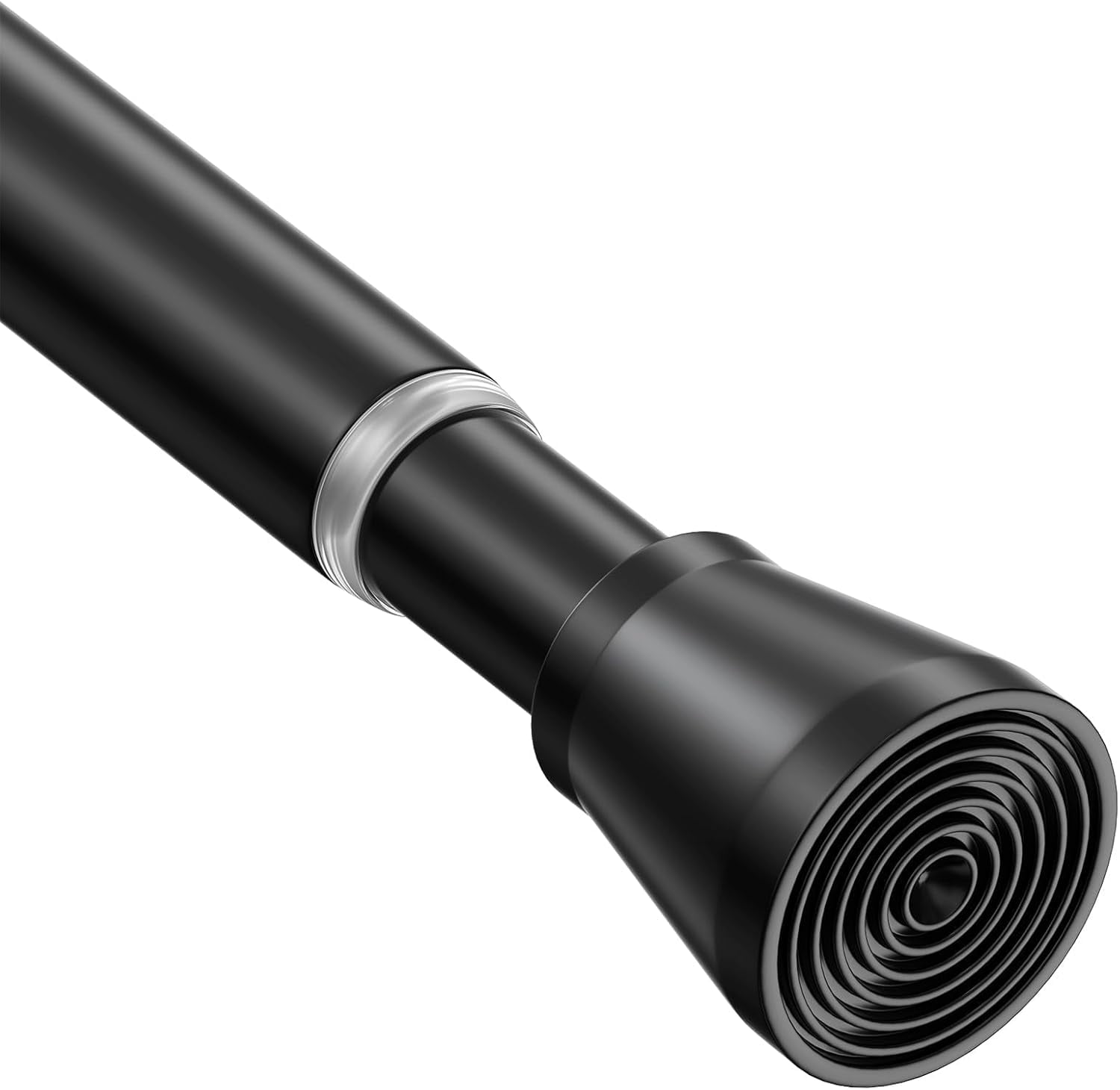 Spring Loaded Curtain Rods For Windows PLUMYHG-Tension Curtain Rod for Windows 28-48 Inches, Spring Loaded ...