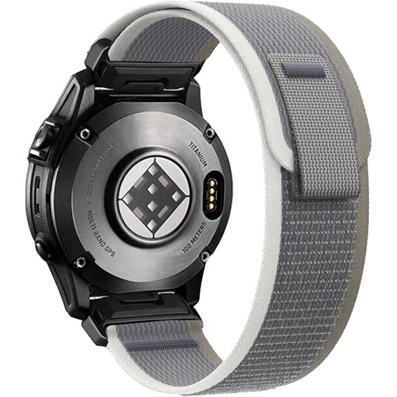 PLUMYHG-Trail Loop Quickfit 20/22/26 Watch Band for Garmin fenix/epix/Forerunner/Approach/Tactix/MARQ/Quatix/D2 Series Fenix 7/Fenix 6/6x/Fenix 5/5x/Forerunner 965/955/945 Replacement Sport Band