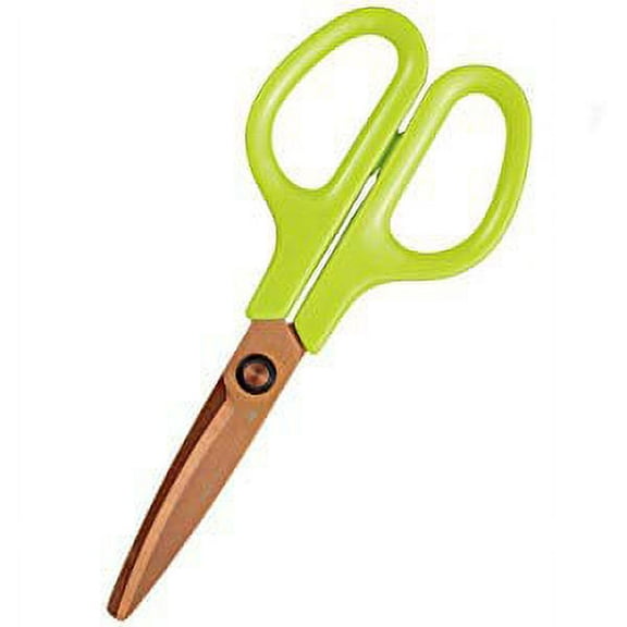 PLUS Fit Cut Curve Sissors Micro-Serrated Blade, Green