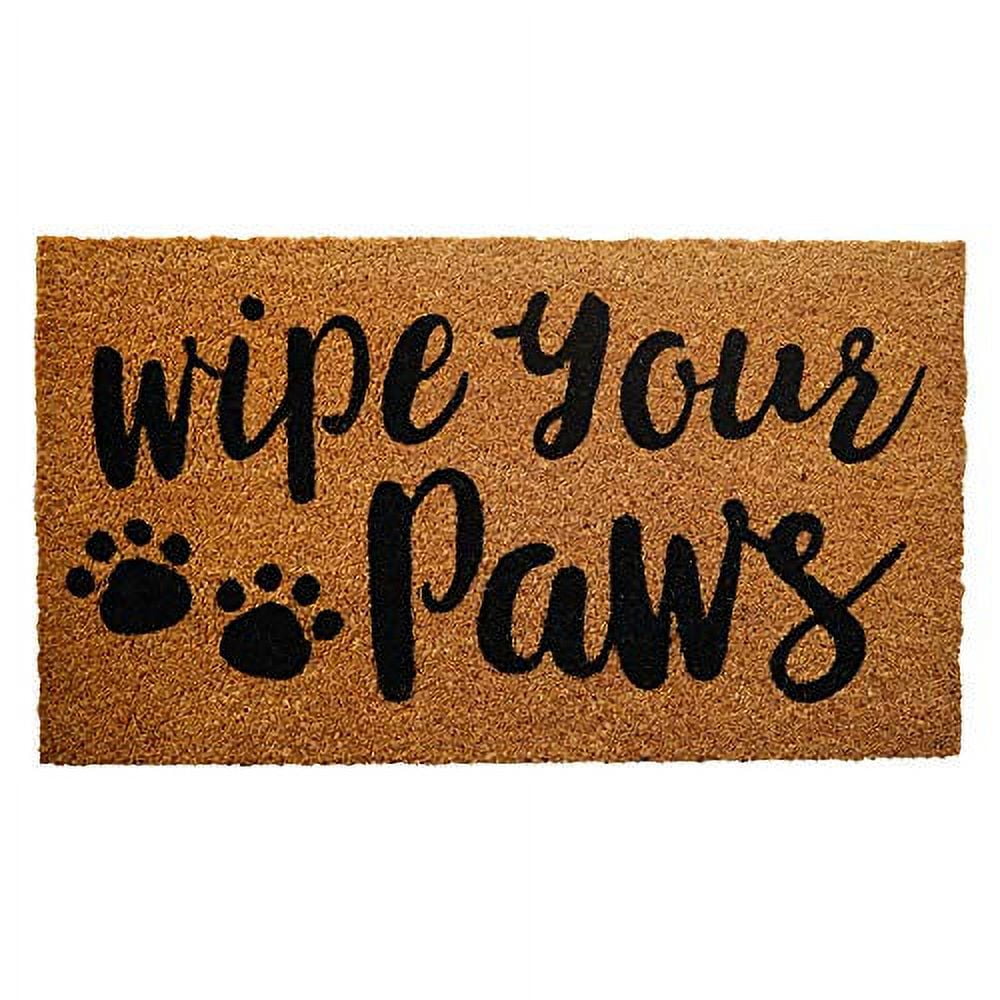 PLUS Haven Pure Coco Coir Doormat for Indoor/Outdoor, Traps Dirt & Moisture, Easy to Clean