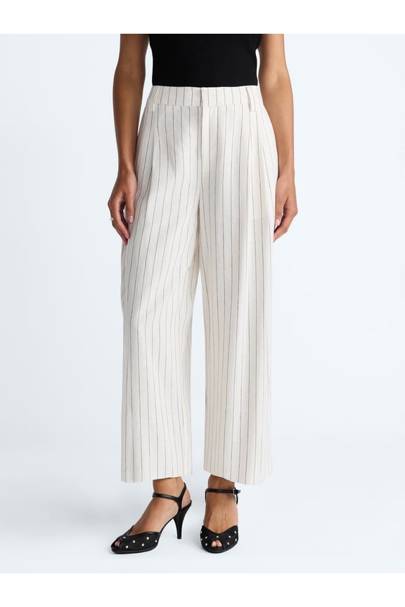 Women’s Pleated Barrel Pants, 25'' Inseam, Sizes 0-26W