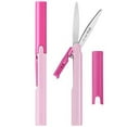 thumbnail image 1 of PLUS Pen Style Compact Twiggy Scissors with Cover 2-Pack Rose, 1 of 1