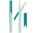thumbnail image 1 of PLUS Pen Style Compact Twiggy Scissors with Cover 2-Pack Turquoise, 1 of 2