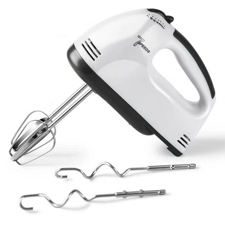 Beautiful 6-Speed Electric Hand Mixer, White Icing by Drew