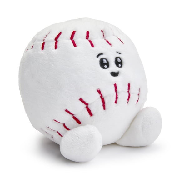 Hugs and Cuddles Thingamabob 5" Baseball Plush, Ultra-Soft Stuffed Toy, Small 5-Inch Plush with Embroidered Details