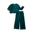 thumbnail image 1 of Athletic Works Girls Plush Velour Top and Pants Set, 2-Piece, Sizes 4-18, 1 of 3