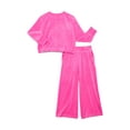 thumbnail image 1 of Athletic Works Girls Plush Velour Top and Pants Set, 2-Piece, Sizes 4-18, 1 of 3