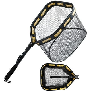 Ranger Landing Net,18X20 Hoop Size With 30 Octogon Handle With 18 Depth  Rubber Coated Flat Bottom