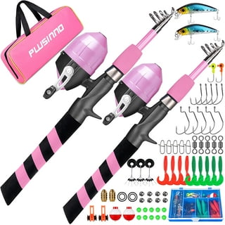 Pink Oceangirl Fishing Rod Pole E-Glass Inshore Series