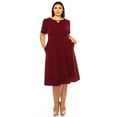 thumbnail image 1 of PLUSSIZEHOUSE Fit & Flare Casual Dress, Women's Plus (2XL), 1 of 5