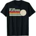 thumbnail image 1 of PLUTO NEVER FORGET Retro Style Funny Space, Science Vintage T-Shirt, 1 of 4