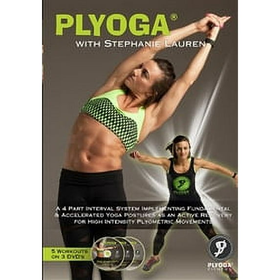 PLYOGA 3 DVD Set - Stephanie Lauren - 5 Workouts