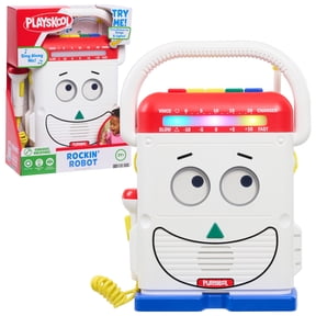 Playskool Rockin Robot Toy with Sing-Along Microphone, Songs & Lights, Learning Toy, Walmart Exclusive, Ages 3+