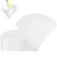 thumbnail image 1 of PLYZLE 120 Pack 12cm Multi-Purpose Filter Cones, Non-Woven Cooking Oil Strainer for Deep Fryer & Maple Syrup, Restaurant Supplies, 1 of 6
