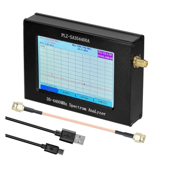 PLZ-SA35-4400-A1 Spectrum Network Analyzer Signal-Source Tracking-Source 35-4400mhz Amplitude Bandwidth Frequency LCD Display Antenna Analyzer