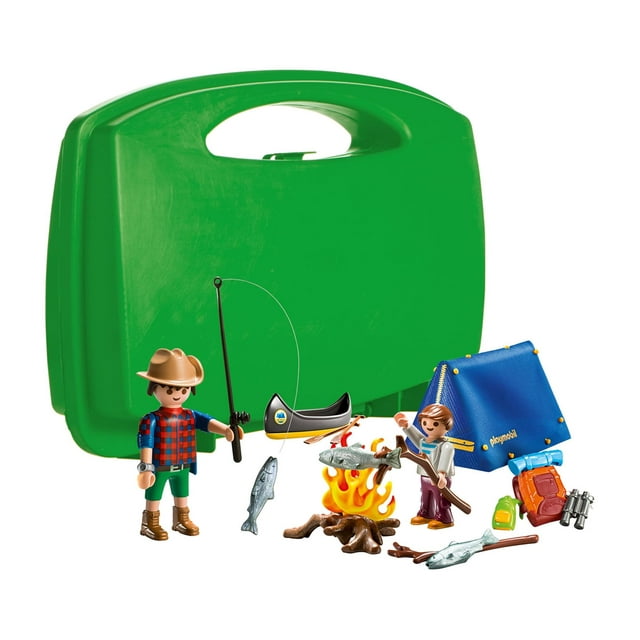 PLaymobil Camping Adventure Carry Case - Action Figure Set Children Ages 4+