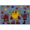 thumbnail image 1 of Pac-Man Nylon 39"x58" Pac & Friends Area Rug in Multi-Color, 1 of 2