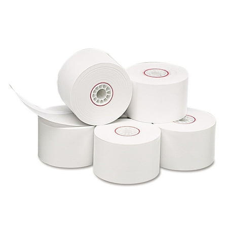 PM Company 18996 1.75 in. x 150 ft. Direct Thermal Printing Thermal Paper Rolls - White (10/Pack)