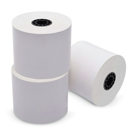 PM Company ICX90230088 3.15 in. x 270 ft. Sticky Media - White (12 Rolls/Carton)