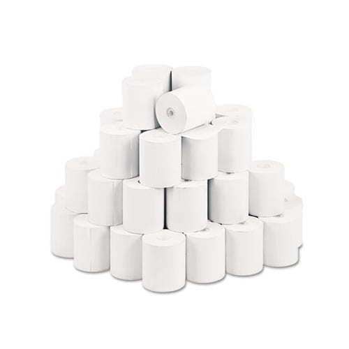 Direct Thermal Printing Thermal Paper Rolls 3.13" x 230 ft, White, 50/Carton
