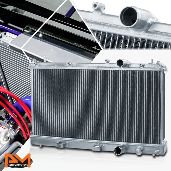 PM PERFORMOTOR 2-Row Full Aluminum Core Racing Radiator for 95-99 Dodge/Plymouth Neon 2.0L MT