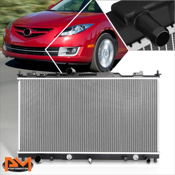 PM PERFORMOTOR Aluminum Core Factory Style Cooling Radiator for 11-13 Mazda 6 3.7L DPI-13390