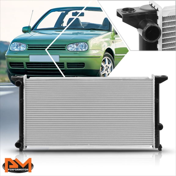 PM PERFORMOTOR Aluminum Core Factory Style Cooling Radiator for 93-99 VW Golf/Jetta MT DPI-1557