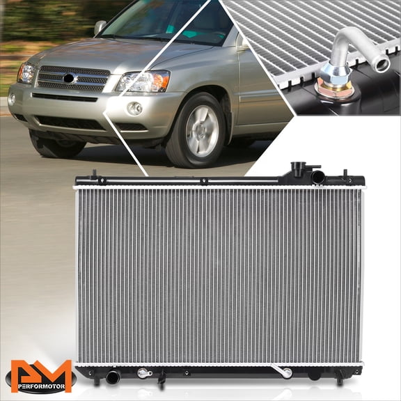 PM PERFORMOTOR Aluminum Core OE Replacement Radiator for 04-07 Toyota Highlander V6 DPI-2848