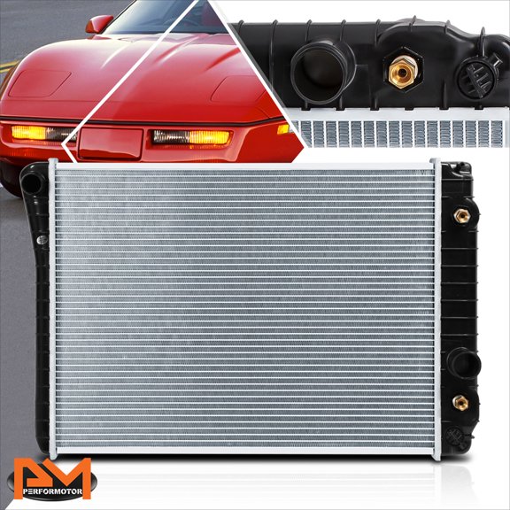 PM PERFORMOTOR Aluminum Core OE Style Radiator for 89-96 Chevy Corvette 5.7L V8 AT MT DPI-1052