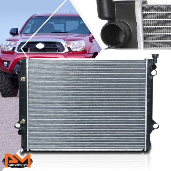 PM PERFORMOTOR Aluminum Core OEM Replacement Radiator For 05-15 Toyota Tacoma Full DPI-2802