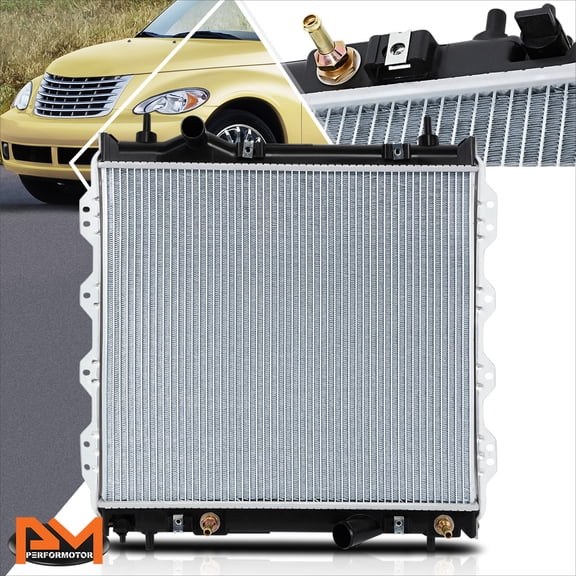 PM PERFORMOTOR Aluminum OE Factory Radiator for 01-10 Chrysler PT Cruiser Non Turbo AT DPI-2298