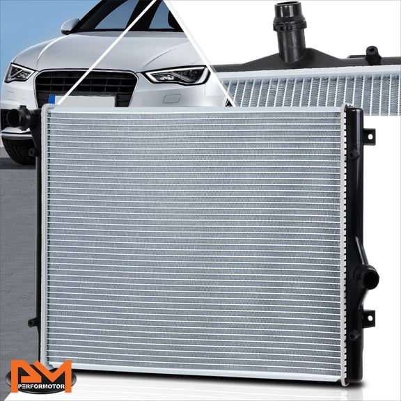 PM PERFORMOTOR Aluminum OE Replacement Radiator for 04-15 Audi A3/TT VW Golf/Gti/Jetta DPI-2822