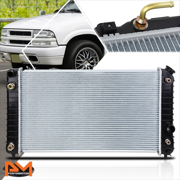 PM PERFORMOTOR Aluminum OE Replacement Radiator for 96-05 Chevy Blazer/GMC Sonoma AT DPI-1826