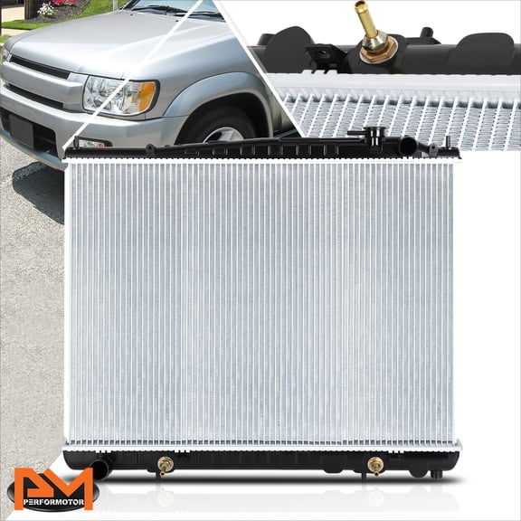 PM PERFORMOTOR Aluminum OE Style Cooling Radiator for 01-04 Pathfinder/Infiniti Qx4 AT DPI-2459