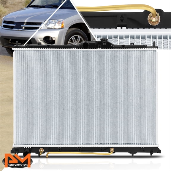 PM PERFORMOTOR Aluminum OE Style Cooling Radiator for 04-11 Mitsubishi Endeavor 3.8 AT DPI-2675