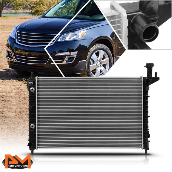 PM PERFORMOTOR Aluminum OE Style Cooling Radiator for 07-17 Enclave/Acadia/Traverse DPI-13006