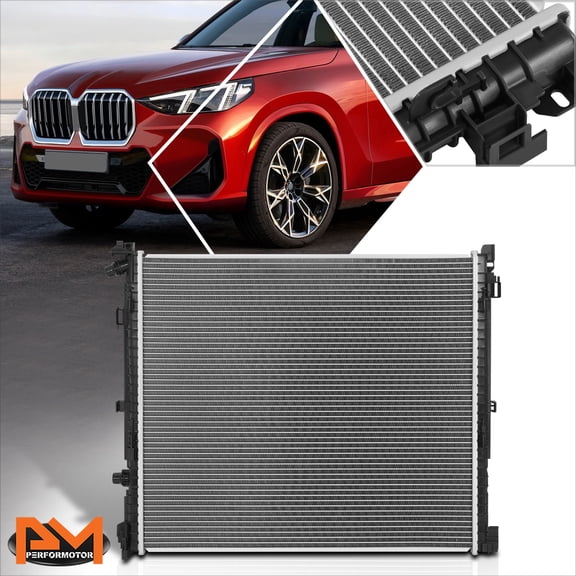 PM PERFORMOTOR Aluminum OE Style Cooling Radiator for 20-25 BMW X3 X4 2.0L 3.0L Turbo DPI-13910